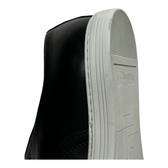 To Boot New York Black Leather Winters Low Top Sneakers Men’s 10.5 Casual Shoes - Picture 12 of 13